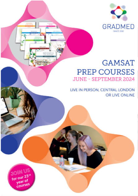 Registrations for our 23rd year of GAMSAT courses are now open. Contact us for full details